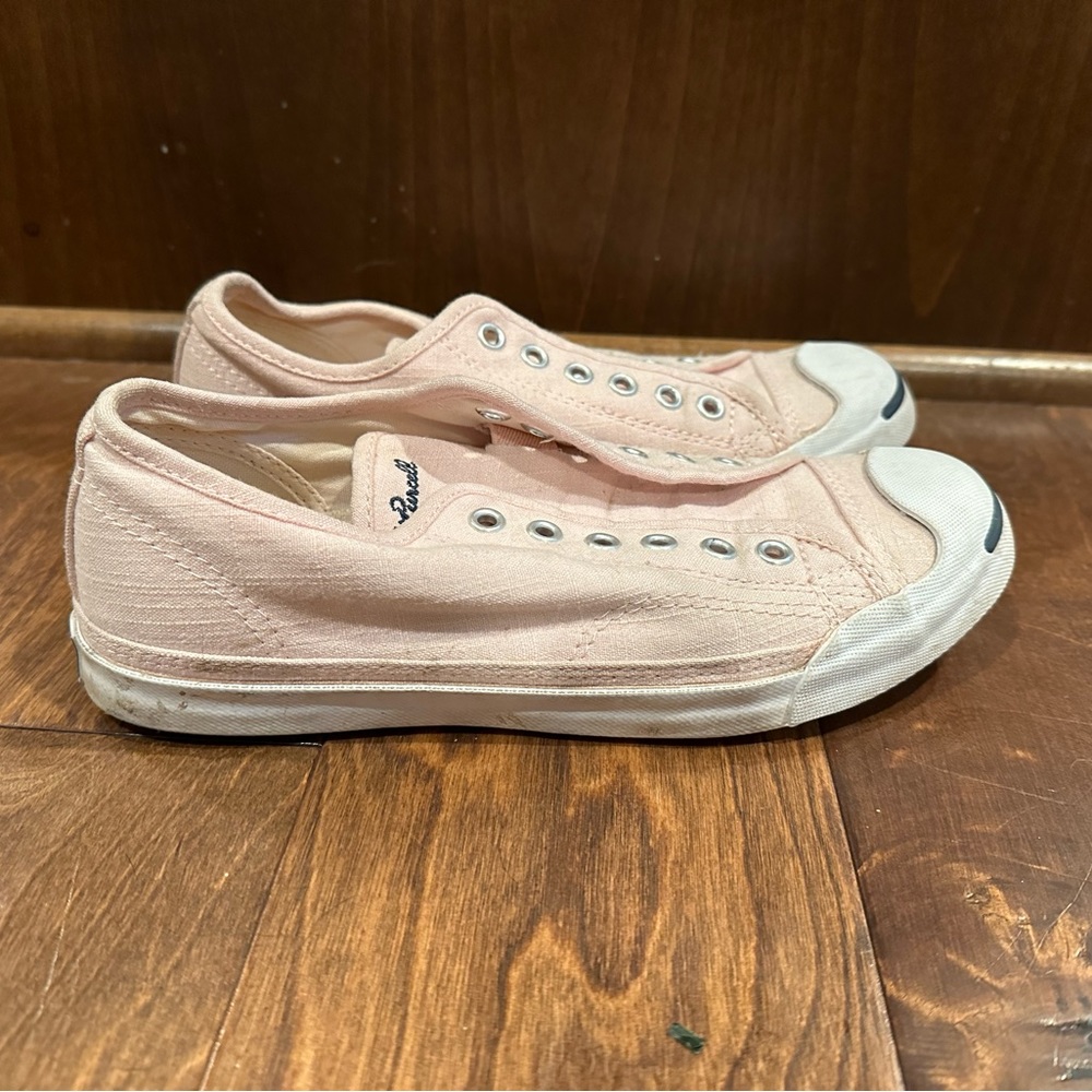 Pink size 7 Jack Purcell Converse